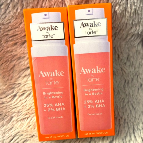 tarte Other - NIP Awake by Tarte BHA Brightening Mask, bundle of two travel size